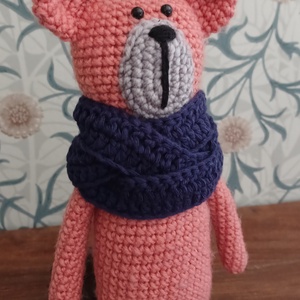 Amigurumi vintage maci - játék & sport - plüssállat & játékfigura - maci - Meska.hu