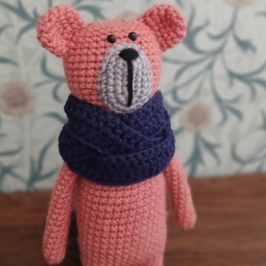 Amigurumi vintage maci - játék & sport - plüssállat & játékfigura - maci - Meska.hu