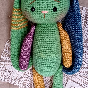 Nagy amigurumi nyuszi - játék & sport - plüssállat & játékfigura - nyuszi - Meska.hu