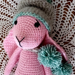 Amigurumi édes nyuszi - játék & sport - plüssállat & játékfigura - nyuszi - Meska.hu