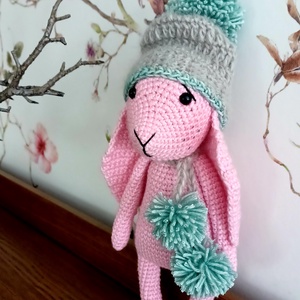 Amigurumi édes nyuszi - játék & sport - plüssállat & játékfigura - nyuszi - Meska.hu