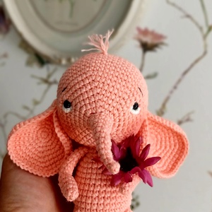 Amigurumi édes elefánt - Meska.hu