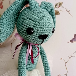 Amigurumi balerina nyuszi! - játék & sport - plüssállat & játékfigura - nyuszi - Meska.hu