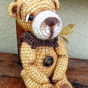 Amigurumi vintage maci - Meska.hu