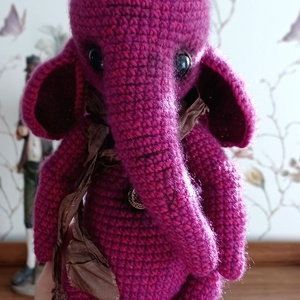 Amigurumi édes elefánt - játék & sport - plüssállat & játékfigura - elefánt - Meska.hu