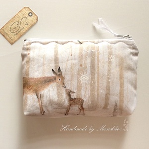 AKCIÓ - Téli erdő Bambival - pénztárca, irattartó -  - Meska.hu