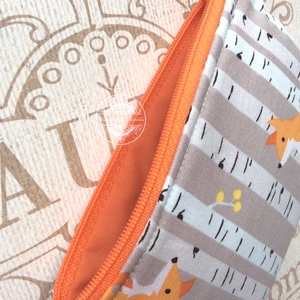 Erdei rókás kozmetikai táska, pénztárca vagy irattartó gyereknapra -  - Meska.hu