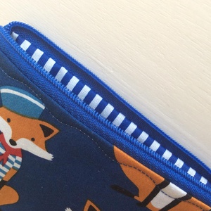 Matróz mintás Róka Móka irattartó pénztárca - Artiroka design -  - Meska.hu