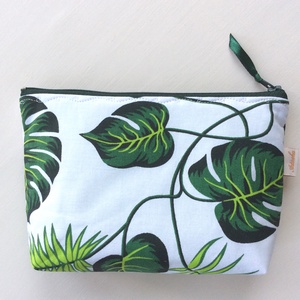 Pálmafa levél mintás neszesszer, irattartó  - nowaste - Artiroka design -  - Meska.hu