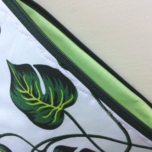 Pálmafa levél mintás neszesszer, irattartó  - nowaste - Artiroka design -  - Meska.hu