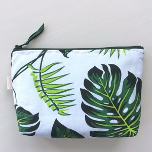 Pálmafa levél mintás neszesszer, irattartó  - nowaste - Artiroka design -  - Meska.hu