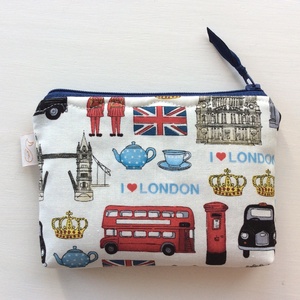 London mintás irattartó, pénztárca - I love London - Artiroka design -  - Meska.hu