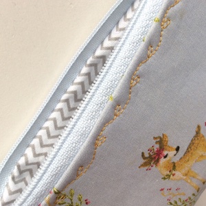Őzike mintás irattartó pénztárca, neszesszer - Bambi - Artiroka design -  - Meska.hu
