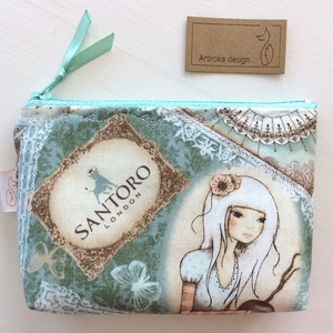 Santoro Mirabelle angyal mintás irattartó pénztárca - Artiroka design - 122 -  - Meska.hu