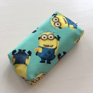 Minyon mintás bélelt papírzsebkendő tartó türkiz színben - Minion  -  - Meska.hu