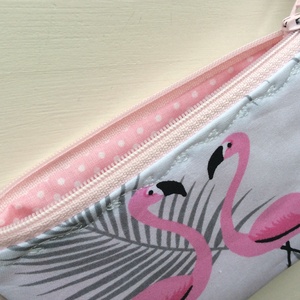 Flamingó mintás irattartó pénztárca - Artiroka design -  - Meska.hu
