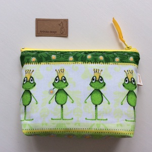 Béka királyos neszesszer, kozmetikai táska - Artiroka design -  - Meska.hu