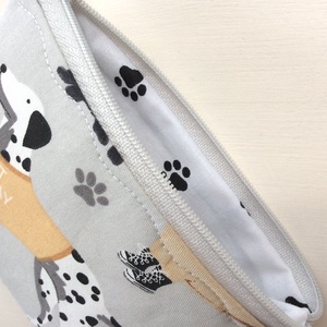 Dalmata kutya mintás irattartó pénztárca, neszesszer  -  Artiroka design - táska & tok - pénztárca & más tok - kártyatartó & irattartó - Meska.hu