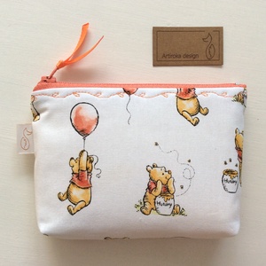 Micimackó mintás irattartó pénztárca, neszesszer - Winnie de Pooh - Artiroka design - táska & tok - neszesszer - Meska.hu