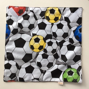 ÖKO szalvéta, szendvics - uzsonna csomagoló, focilabda mintával,  vízhatlan belsővel / NoWaste -  - Meska.hu