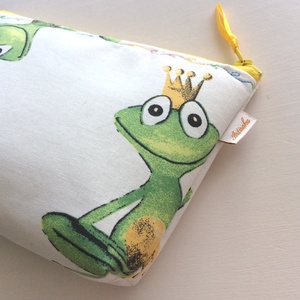 Béka királyos neszesszer, kozmetikai táska - Artiroka design -  - Meska.hu