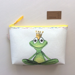 Béka királyos neszesszer, kozmetikai táska - Artiroka design -  - Meska.hu