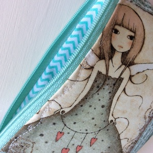 Santoro Mirabelle angyal mintás irattartó pénztárca - Artiroka design - 122 -  - Meska.hu