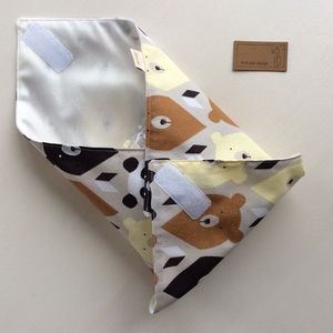 Panda és Mackó mintás ÖKO szendvics szalvéta - Artiroka design -  - Meska.hu