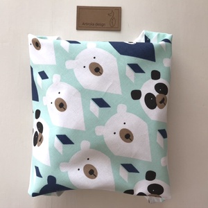 Panda és Mackó mintás ÖKO szendvics szalvéta - Artiroka design -  - Meska.hu