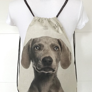 Vizsla kutya mintás gymbag hátizsák, ovis zsák, tornazsák edzéshez, úszáshoz  - Artiroka design -  - Meska.hu