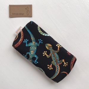 Színes Gekko mintás papírzsebkendő tartó - Artiroka design leírása -  - Meska.hu