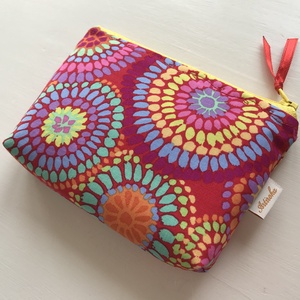 Piros, Desigual mintás irattartó  pénztárca  prémium textilből - Artiroka design -  - Meska.hu