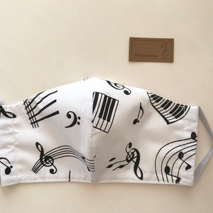 A zene hullámain - Arcmaszk, szájmaszk, maszk - Artiroka design -  - Meska.hu