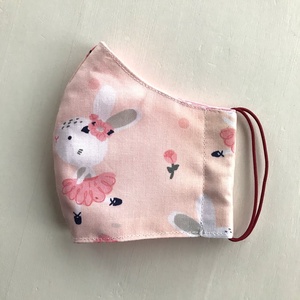 Nyuszi mintás arcmaszk, szájmaszk, maszk - Artiroka design -  - Meska.hu