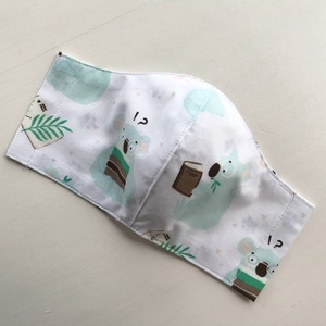 Koala mackó mintás női arcmaszk, szájmaszk, maszk - Artiroka design -  - Meska.hu