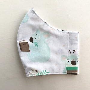 Koala mackó mintás női arcmaszk, szájmaszk, maszk - Artiroka design -  - Meska.hu