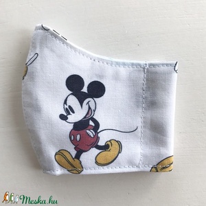 Mickey egér mintás kisgyerek maszk, arcmaszk, szájmaszk  - Artiroka design -  - Meska.hu