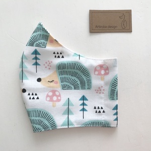 Süni mintás arcmaszk, szájmaszk, maszk - Artiroka design -  - Meska.hu