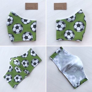 Foci mintás arcmaszk, szájmaszk, maszk - Artiroka design -  - Meska.hu