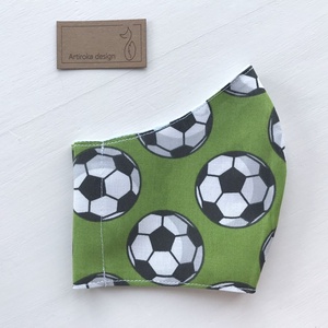 Foci mintás arcmaszk, szájmaszk, maszk - Artiroka design -  - Meska.hu