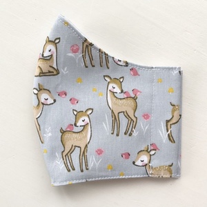Bambi, őzike mintás maszk, gyerek maszk, szájmaszk, arcmaszk prémium pamut textilből-  Artiroka design  -  - Meska.hu