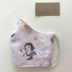 Arielle a kis hableány és Hófehérke  mintás prémium arcmaszk, szájmaszk, maszk, gyerekmaszk - Artiroka design -  - Meska.hu