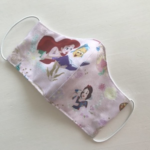 Arielle a kis hableány és Hófehérke  mintás prémium arcmaszk, szájmaszk, maszk, gyerekmaszk - Artiroka design -  - Meska.hu