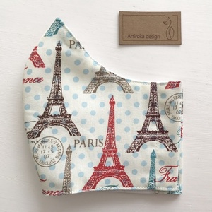 Párizs, Eiffel torony mintás arcmaszk, szájmaszk, maszk - Artiroka design -  - Meska.hu