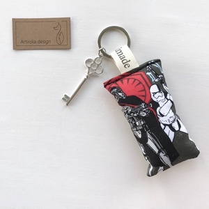 Star Wars mintás kulcstartó vintage  kulccsal - Artiroka design -  - Meska.hu