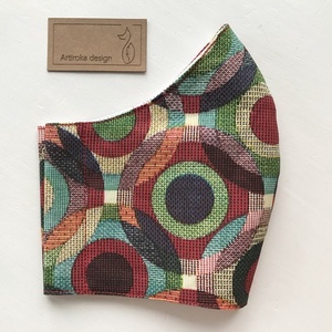 Kör a körben, vidám színes arcmaszk, szájmaszk, maszk, gyerekmaszk  - Artiroka design - női - női - Meska.hu