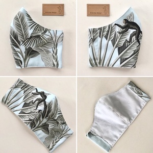 Prémium pamut textil, Maki majom mintás arcmaszk, szájmaszk, maszk - Artiroka design - gyerek - gyerek - Meska.hu