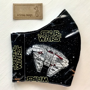 Star Wars mintás prémium arcmaszk, szájmaszk, maszk, gyerekmaszk - Artiroka design - férfi & uniszex - férfi & uniszex - Meska.hu