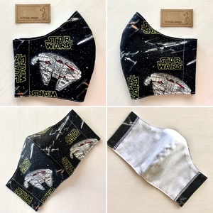 Star Wars mintás prémium arcmaszk, szájmaszk, maszk, gyerekmaszk - Artiroka design - férfi & uniszex - férfi & uniszex - Meska.hu