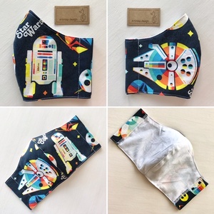 Star Wars mintás prémium arcmaszk, szájmaszk, maszk, gyerekmaszk - Artiroka design - férfi & uniszex - férfi & uniszex - Meska.hu